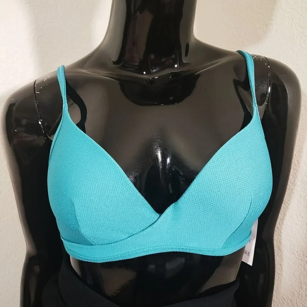 Shade & Shore Teal Bikini Swim Top